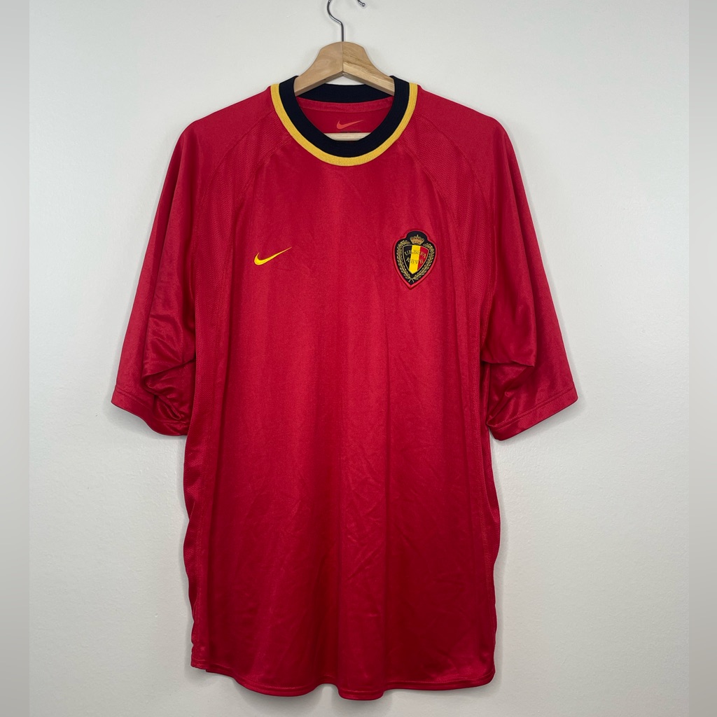 Nike Authentic Belgium 20002001 Football Jersey